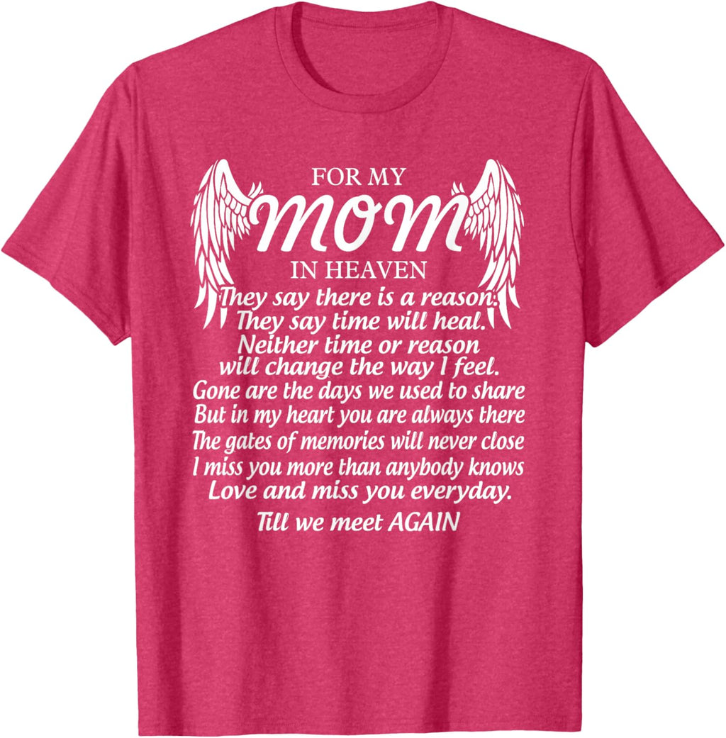 For My Mom In Heaven Love My Mom So Much Missing Mother Day