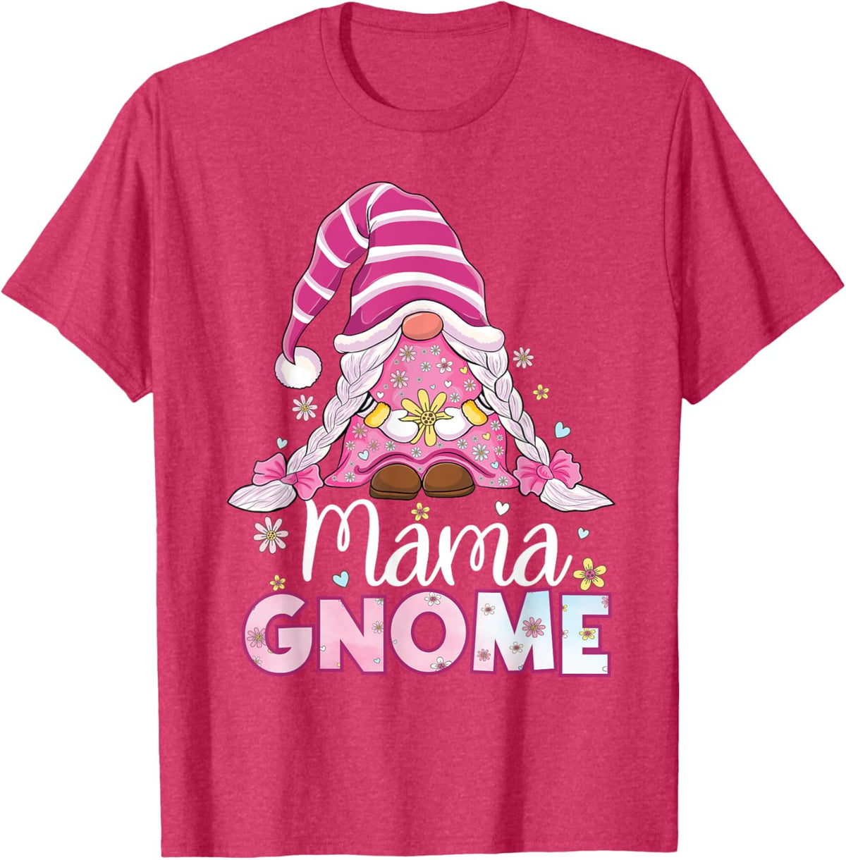 Flower For Mom Gnomies Cute Gnome Mom Happy Mother's Day