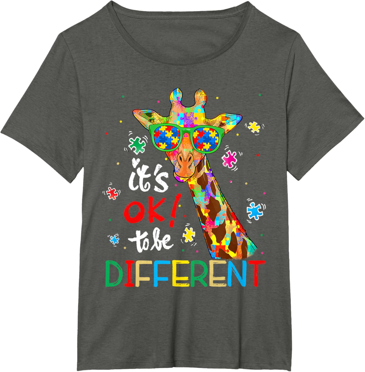 Autism Awareness Acceptance Women Kid Its Ok To Be Different