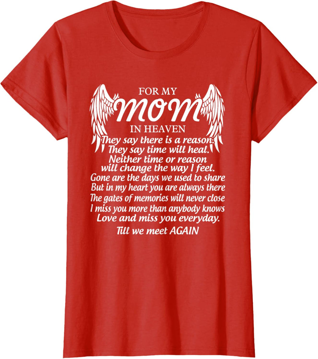 For My Mom In Heaven Love My Mom So Much Missing Mother Day