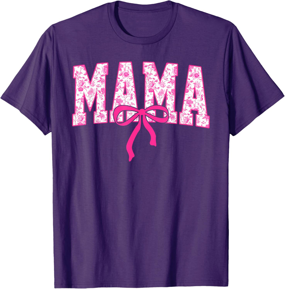 Coquette Pink Chinoiserie Mama Floral Bow Mom Mothers Day