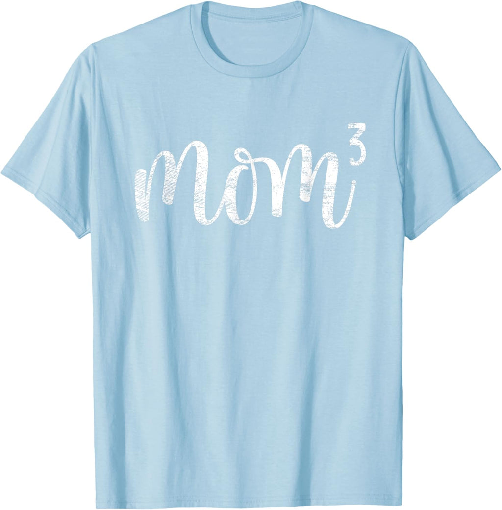Mom3 Mom Cubed Mother of Three Mama of 3 Gifts Mothers Day