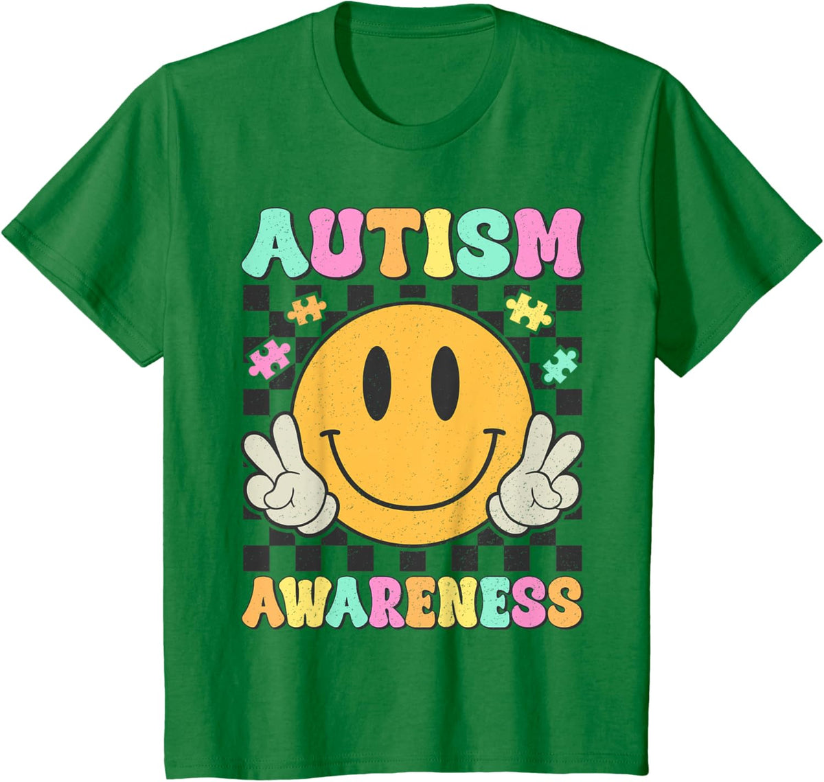 Autism Awareness Kids Men Women Smile Face Autistic Autism