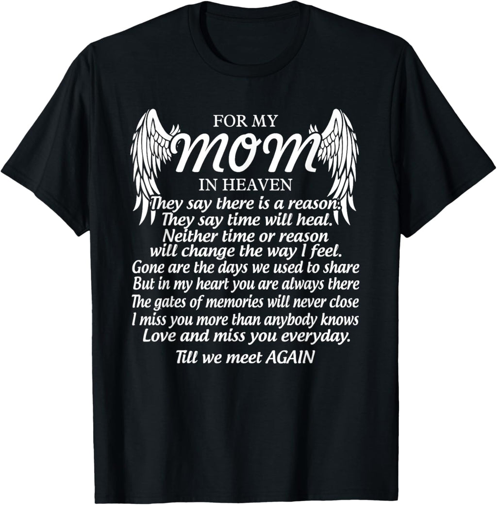 For My Mom In Heaven Love My Mom So Much Missing Mother Day