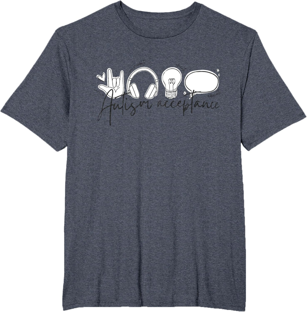 Autism Awareness Acceptance Shirt Support Mom Women Kid